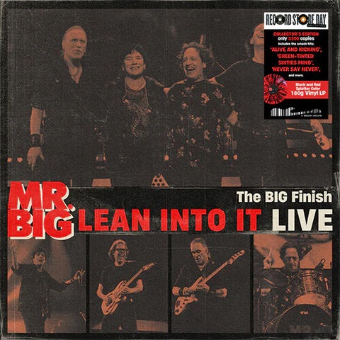 Mr. Big – The Big Finish Lean Into It Live LP (Limited Edition)