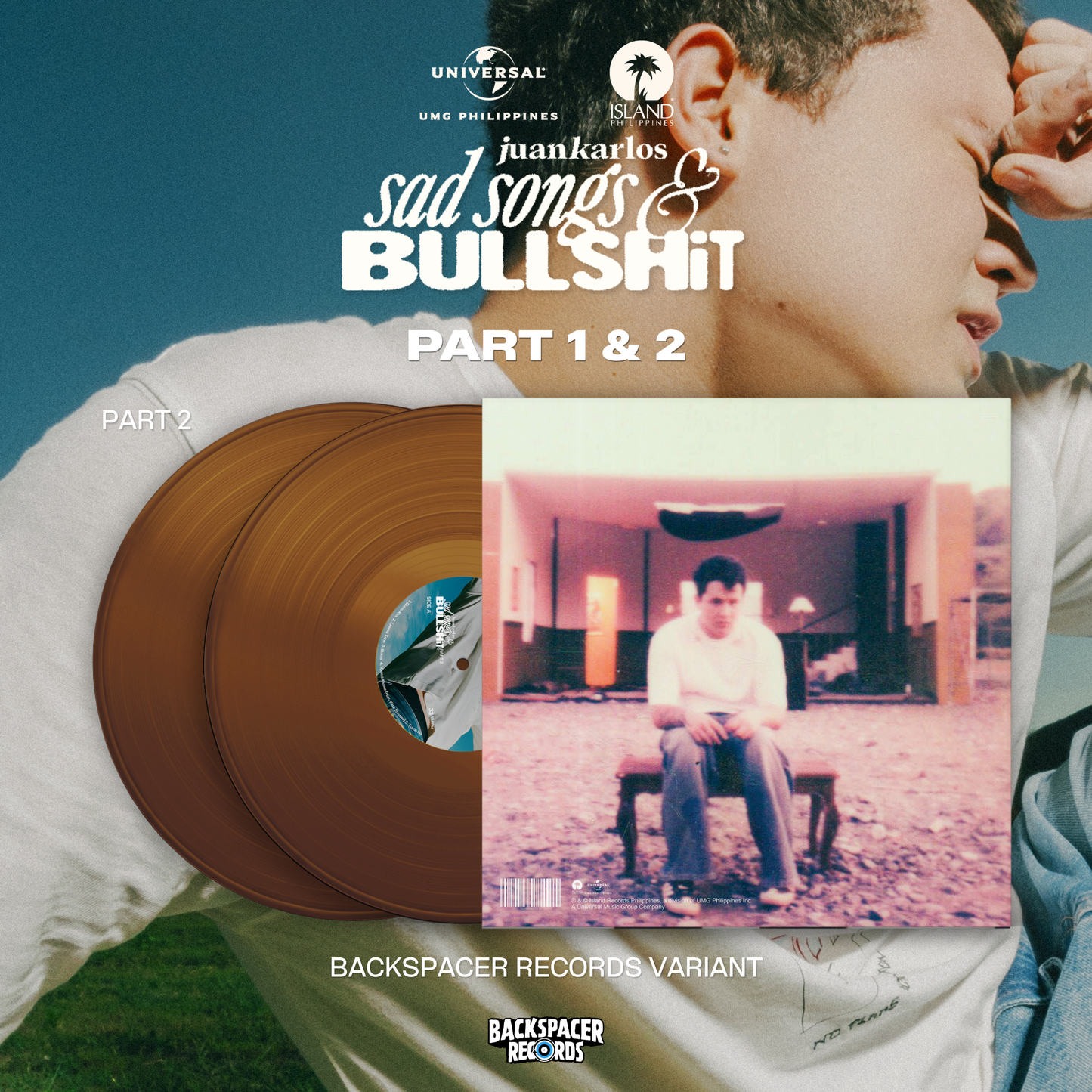 juan karlos - Sad Songs & Bullshit Part 1 & 2 2-LP (Backspacer Exclusive)