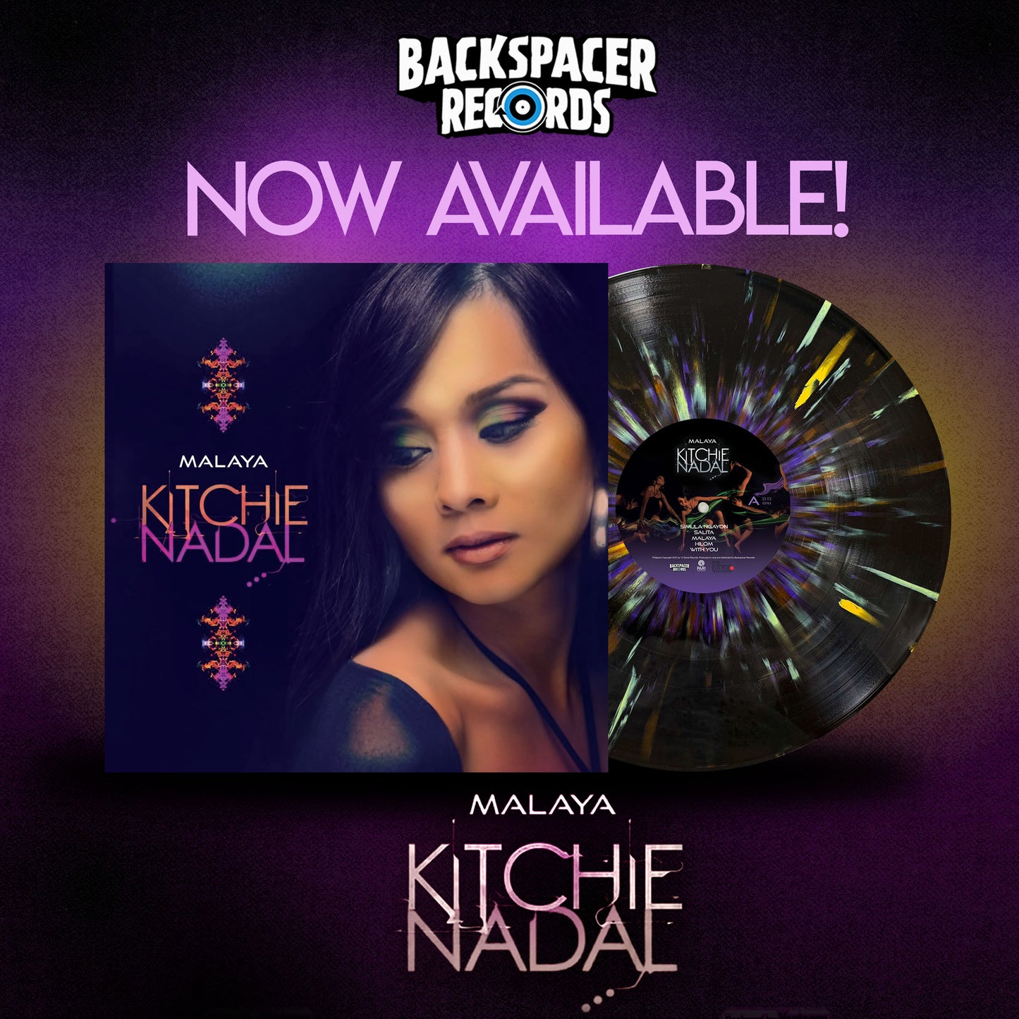 Kitchie Nadal - Malaya LP (Backspacer Records)