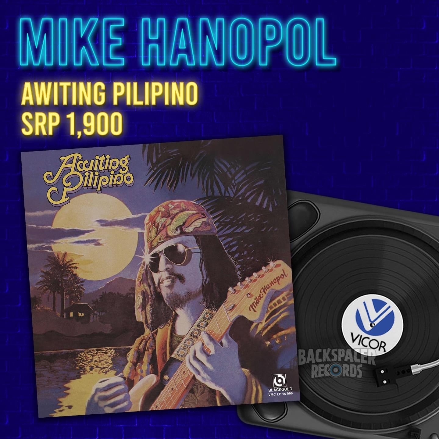 Mike Hanopol - Awiting Pilipino LP (Vicor Reissue)