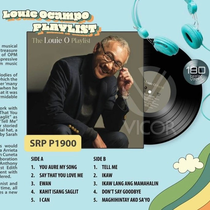 Louie Ocampo – The Louie O Playlist LP (Vicor Reissue)