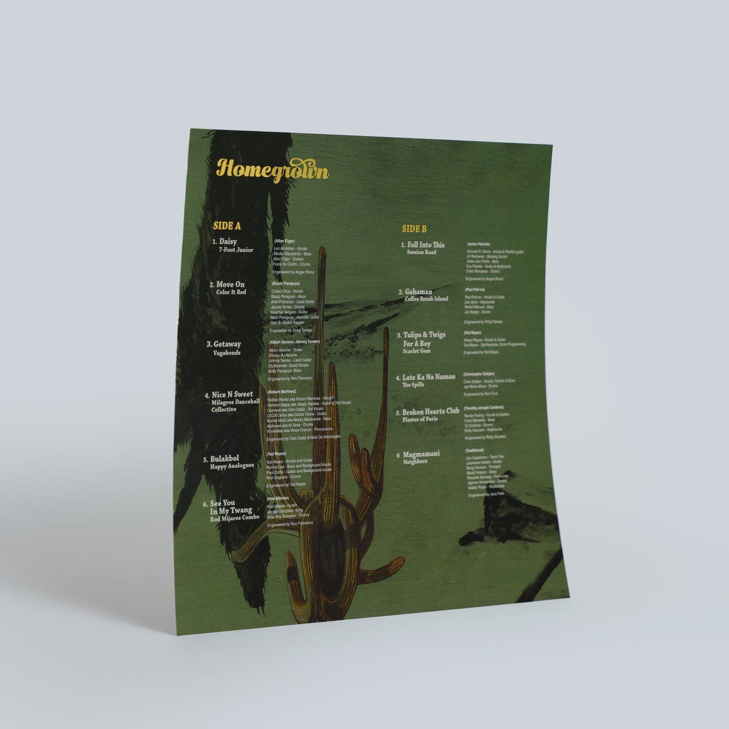 Homegrown – Various Artists LP (BR-TGM 003)