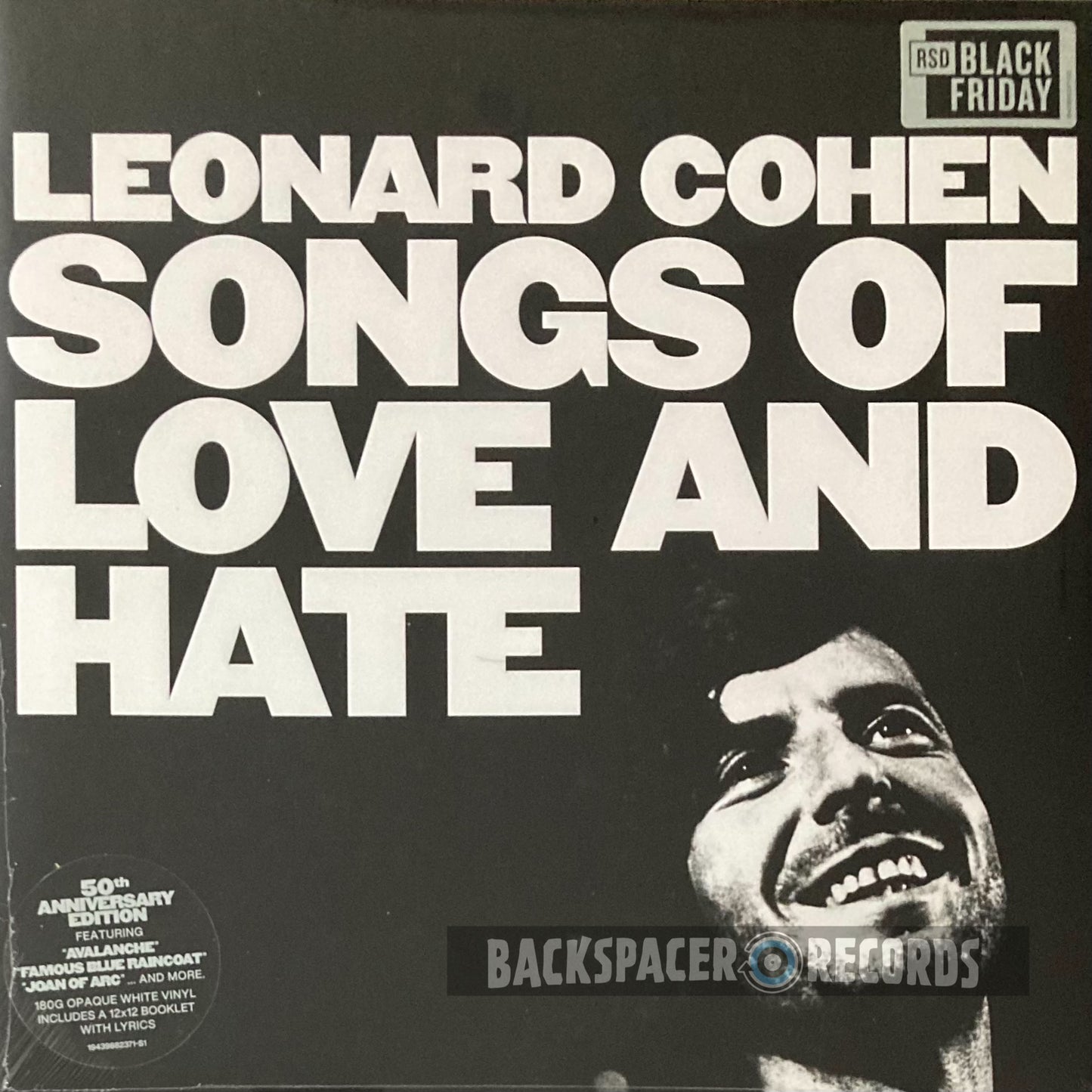 Leonard Cohen – Songs Of Love And Hate (Limited Edition) LP (Sealed)