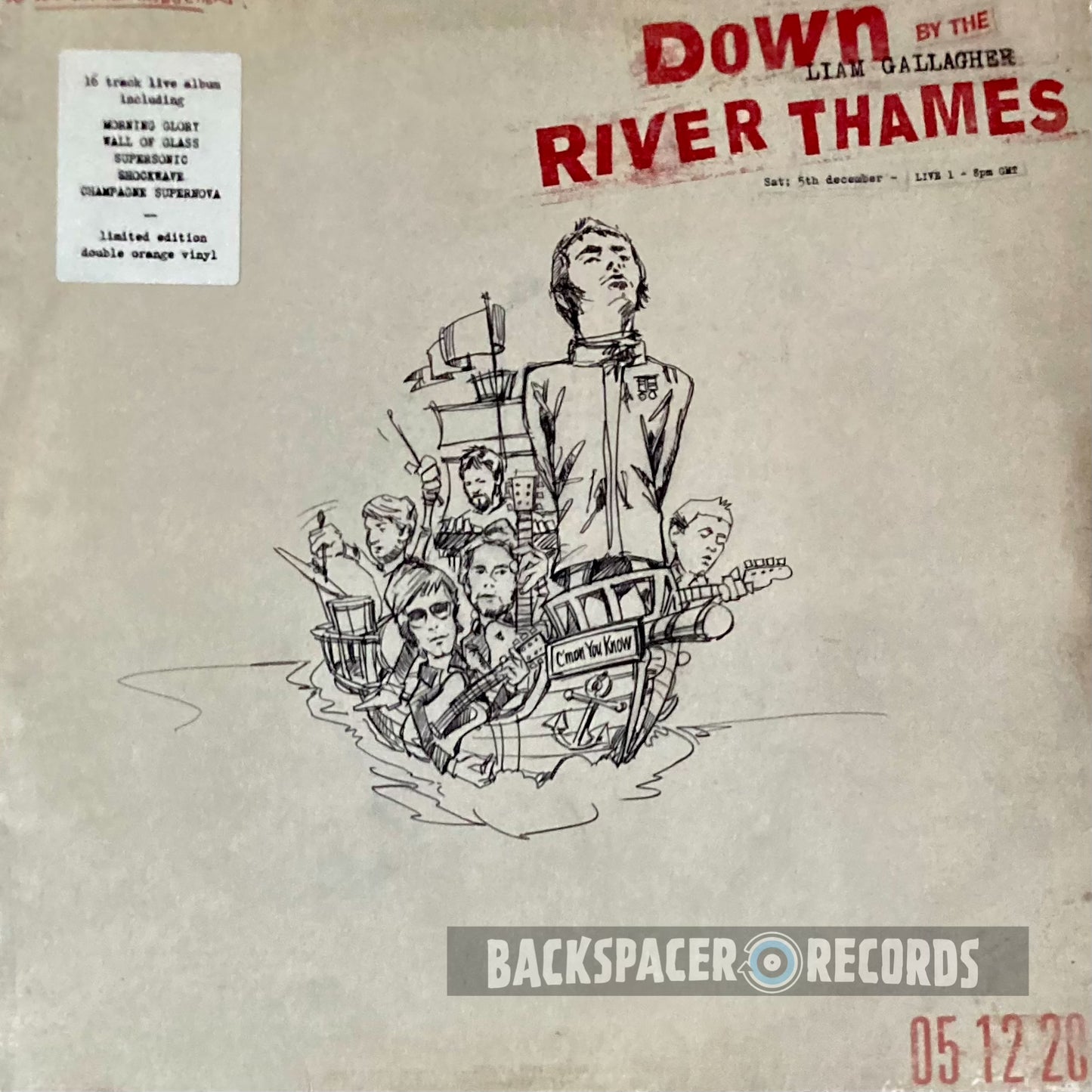 Liam Gallagher – Down By The River Thames 2-LP (Limited Edition)