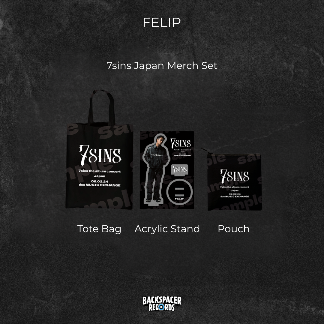 [CLEARANCE] FELIP 7sins Japan Merch Set