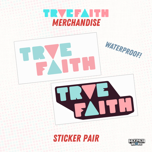 Truefaith - 33rd Anniversary Sticker Pair