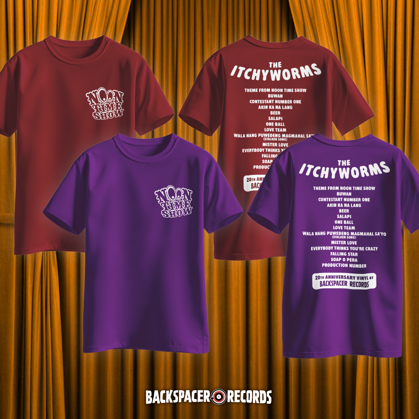 The Itchyworms - Noon Time Show 20th Anniversary Shirt
