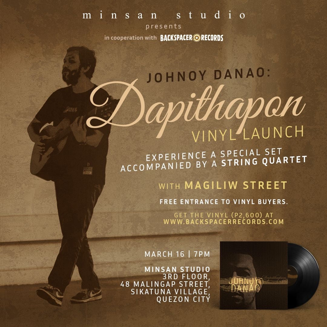 Johnoy Danao - Dapithapon LP (Backspacer Records)