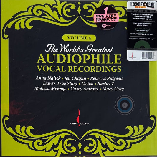 The World's Greatest Audiophile Vocal Recordings Vol 4 - Various Artists LP (Limited Edition)