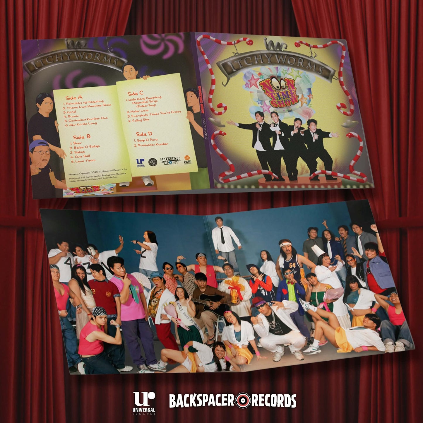 [PREORDER] The Itchyworms - Noon Time Show 2-LP (Backspacer Records)