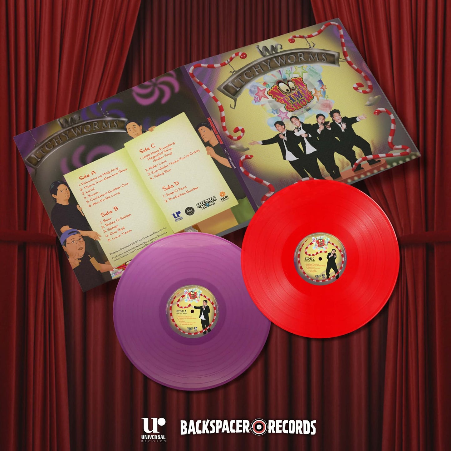 [PREORDER] The Itchyworms - Noon Time Show 2-LP (Backspacer Records)