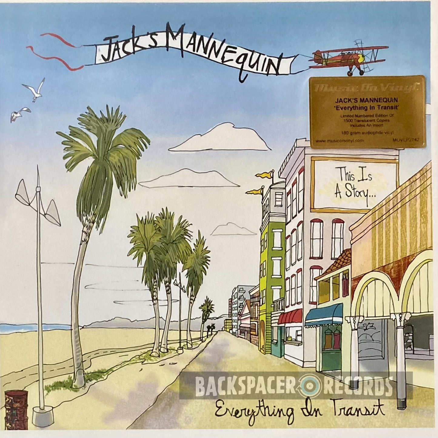 Jack's Mannequin - Everything In Transit (Limited Edition) LP (MOV)