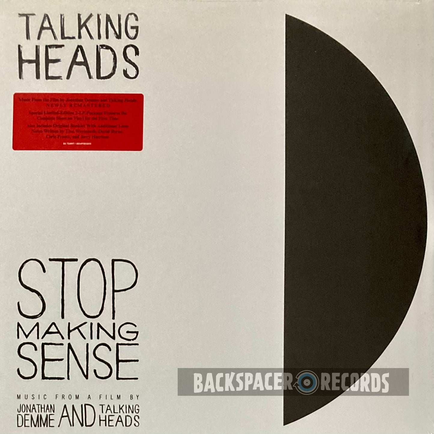 Talking Heads – Stop Making Sense: Music From A Film By Jonathan Demme And Talking Heads (Limited Edition) 2-LP (Sealed)