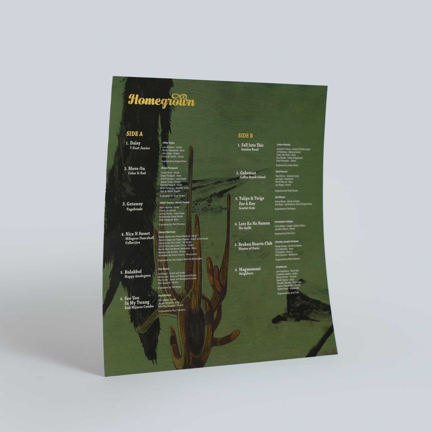 Homegrown - Various Artists LP (BR-TGM 003)