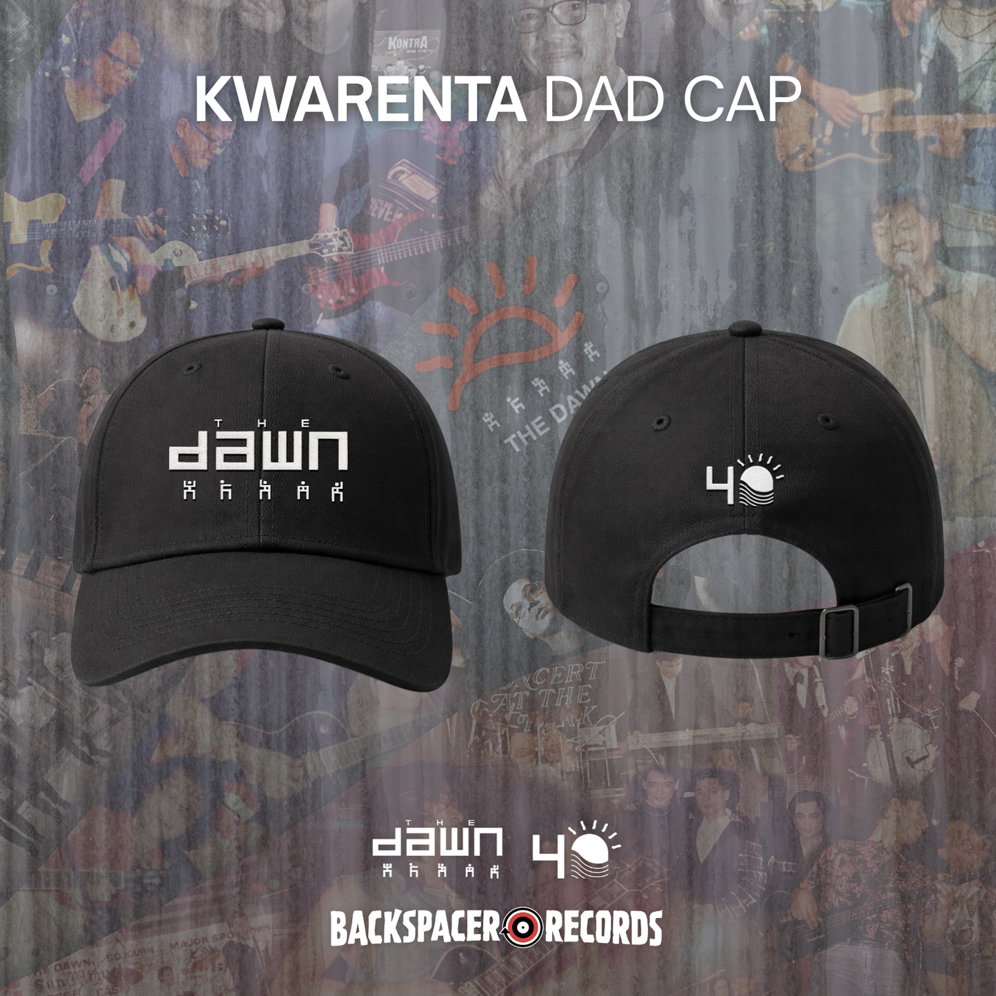 [PREORDER] The Dawn - KWARENTA Dad Cap (Black)