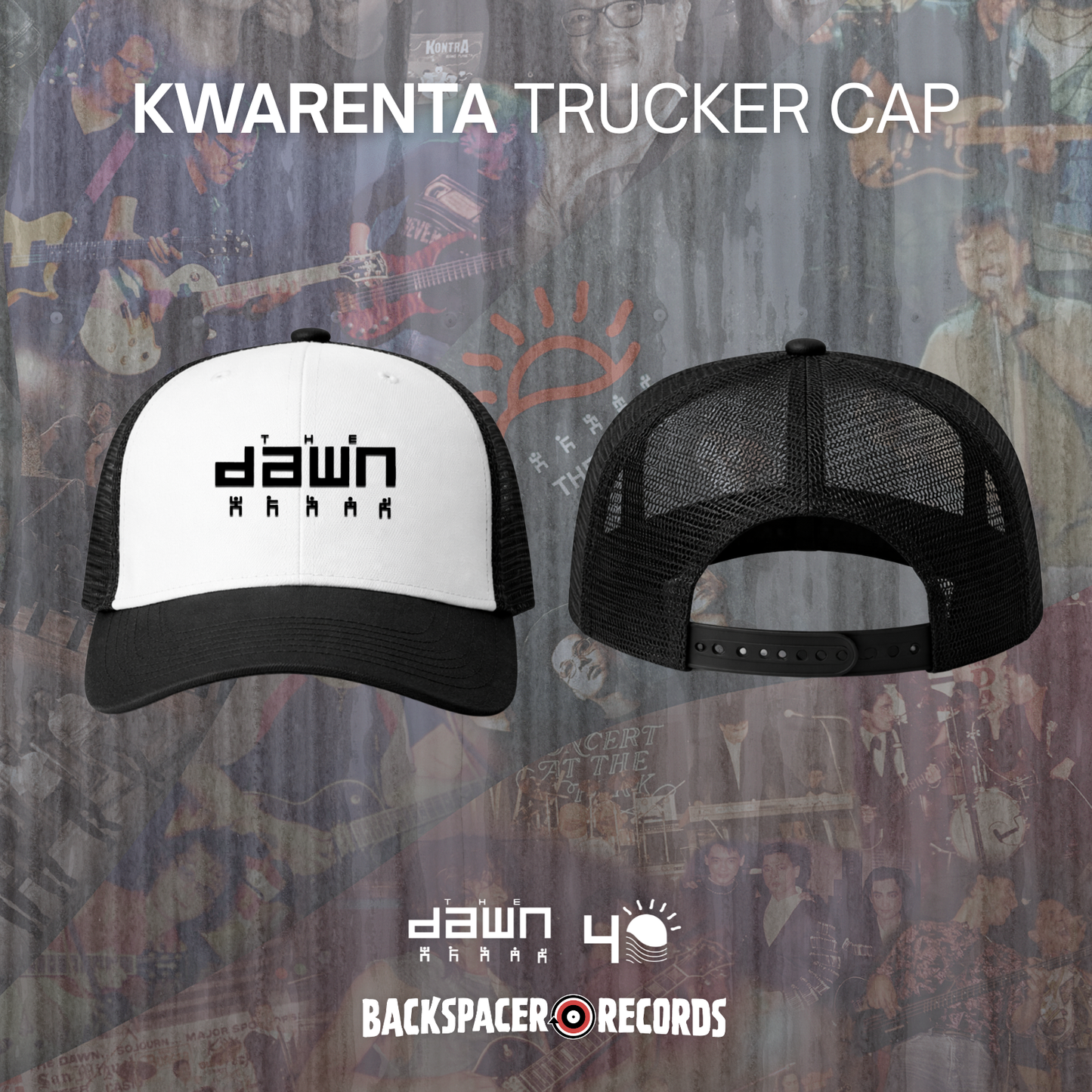 [PREORDER] The Dawn - KWARENTA Trucker Cap (White)