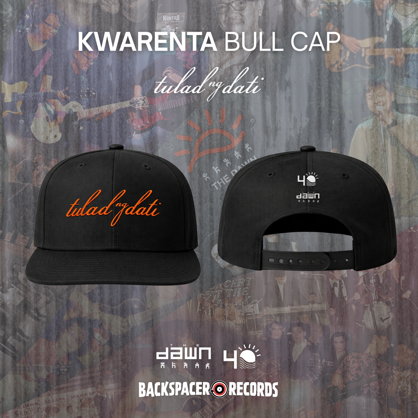 [PREORDER] The Dawn - KWARENTA Tulad ng Dati Bull Cap (Black)