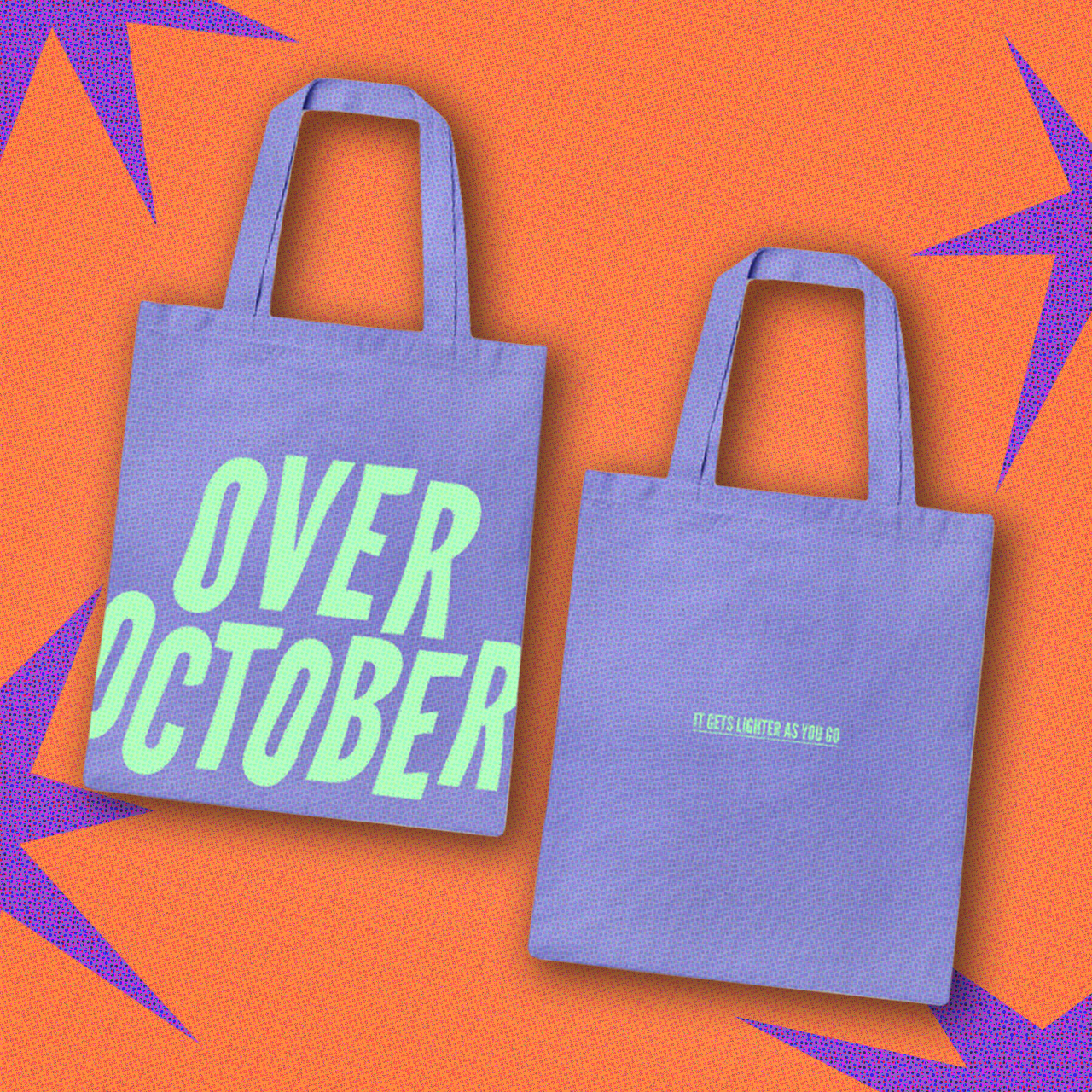 Over October Tote Bag