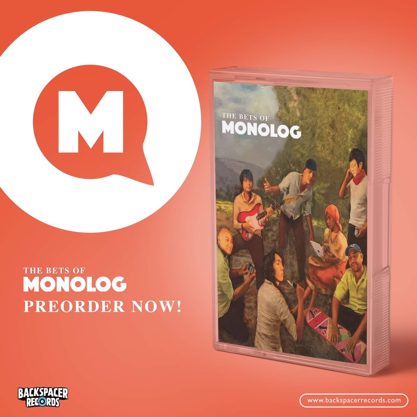 Monolog - The Bets Of Monolog Cassette Tape (Backspacer Records)