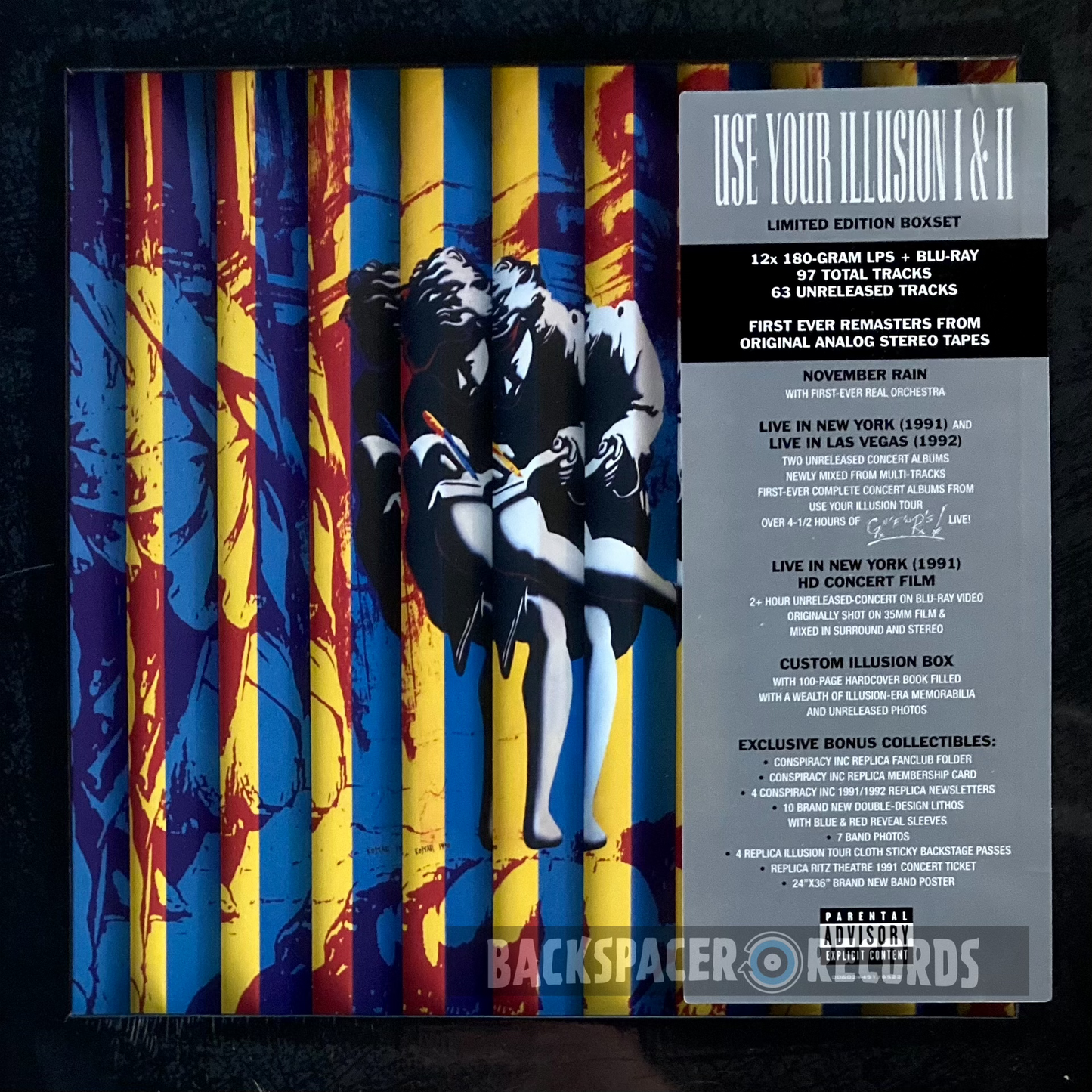 Guns N' Roses - Use Your Illusion Super Deluxe Boxset 12-LP + Bluray (Sealed)
