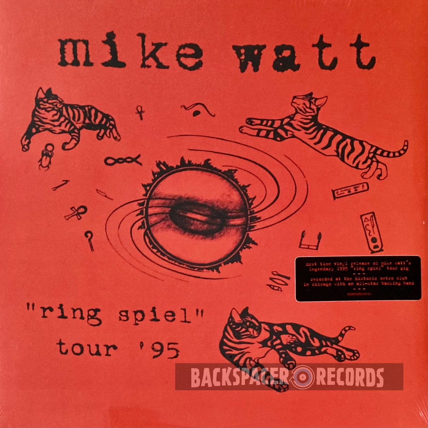 Mike Watt ‎– "Ring Spiel" Tour '95 2-LP (Sealed)