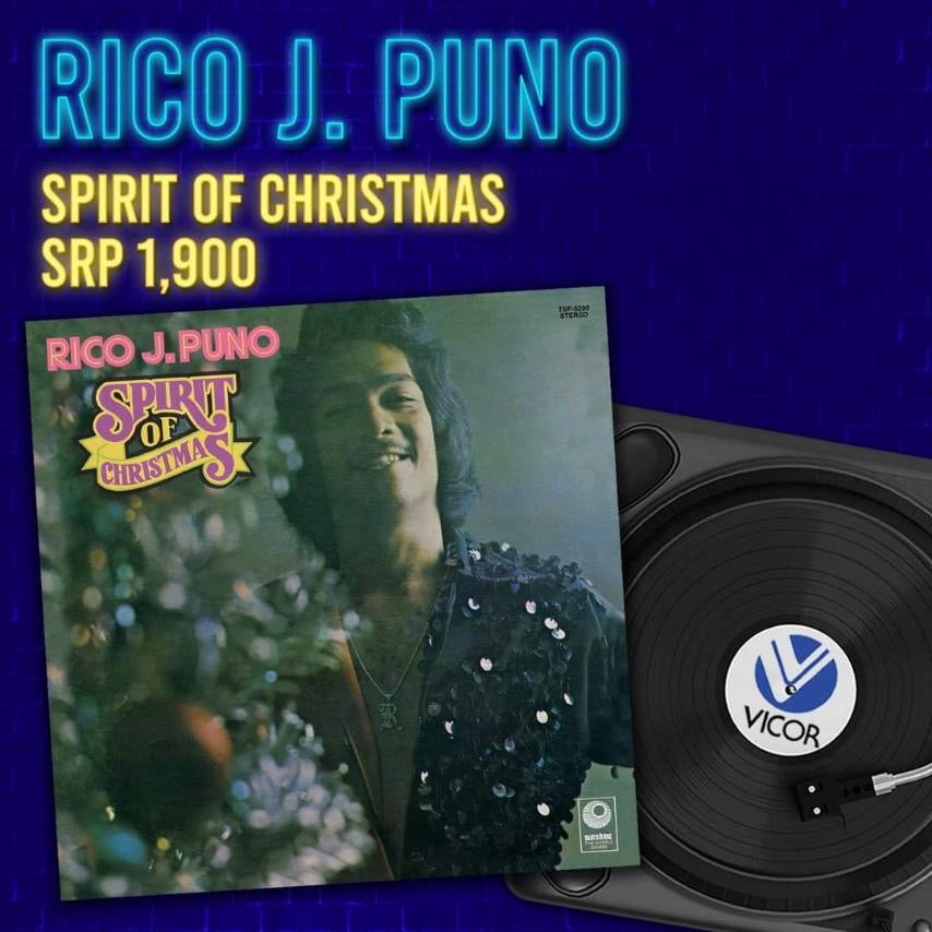 Rico J Puno - Spirit Of Christmas LP (Vicor Reissue)