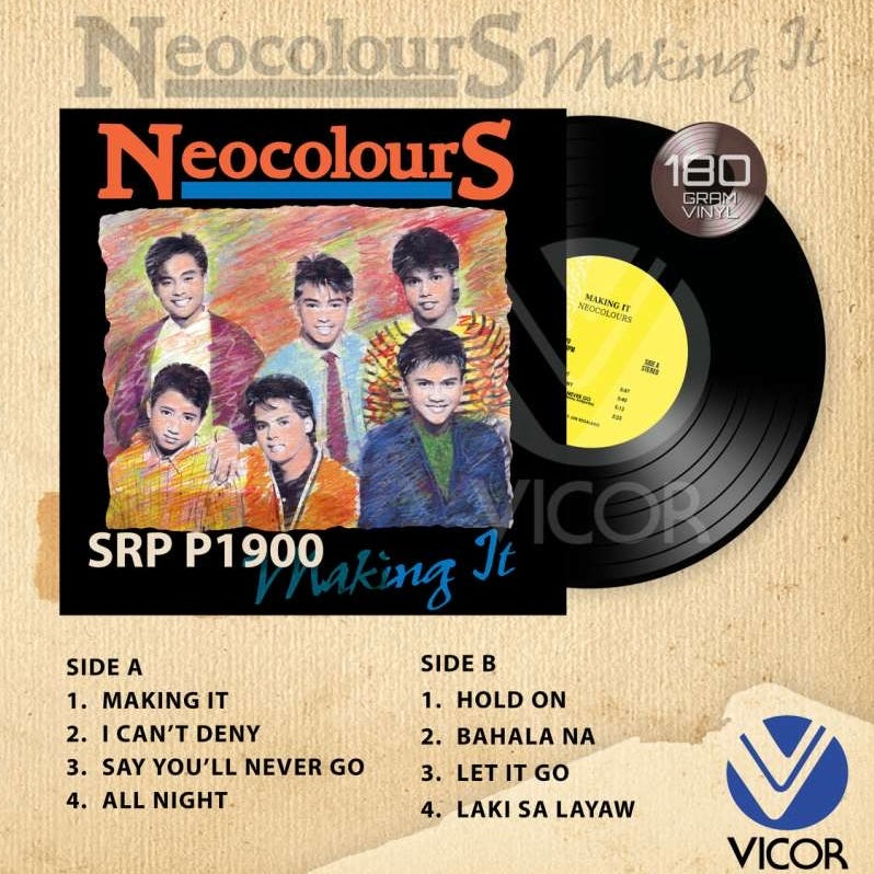 Neocolours - Making It LP (Vicor Reissue)