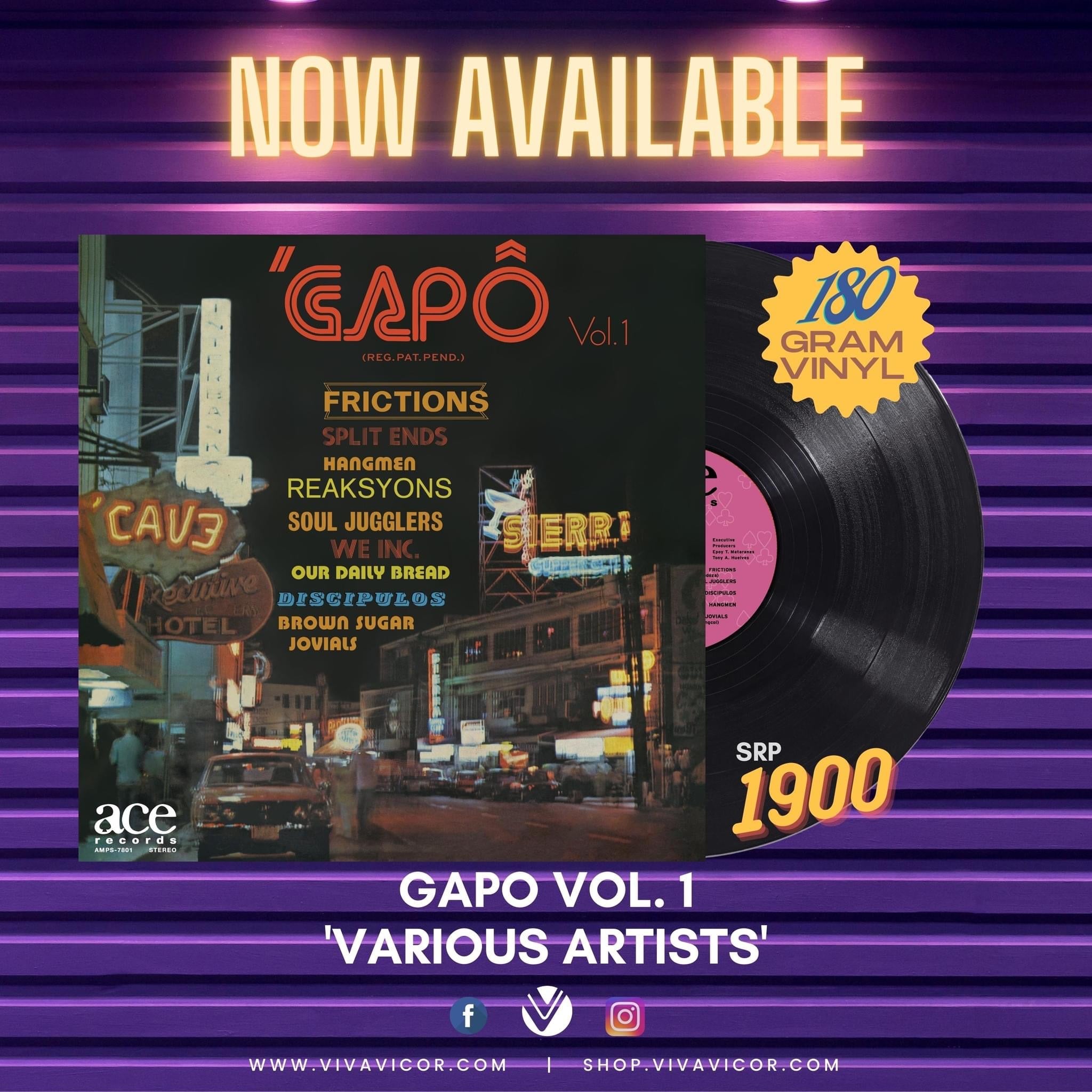 Gapo Rapper Gapô Vol. 1 – Various Artists (Vicor Reissue) – Backspacer Records