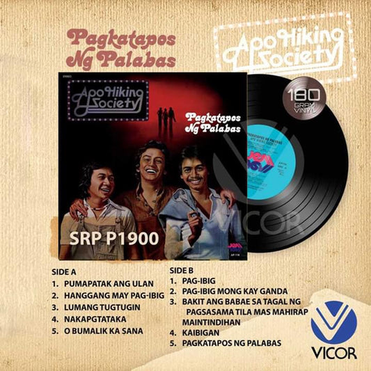Apo Hiking Society – Pagkatapos Ng Palabas LP (Vicor Reissue)