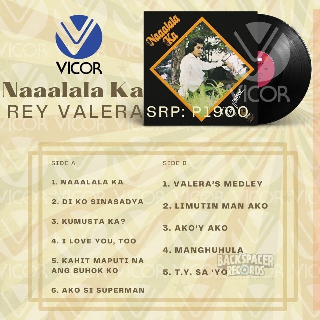 Rey Valera - Naaalala Ka LP (Vicor Reissue)