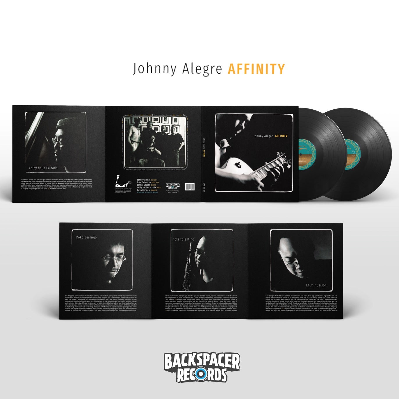 Johnny Alegre AFFINITY - Johnny Alegre AFFINITY 2-LP (Backspacer Records)