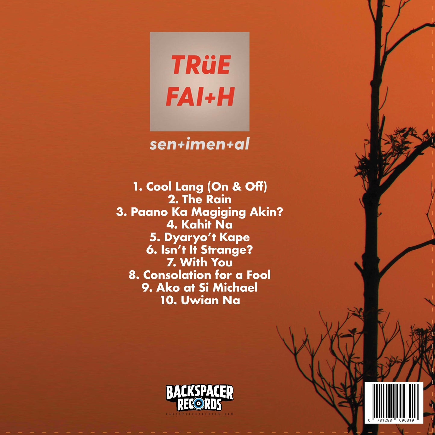Truefaith - Sentimental (Signed) LP (Backspacer Records)