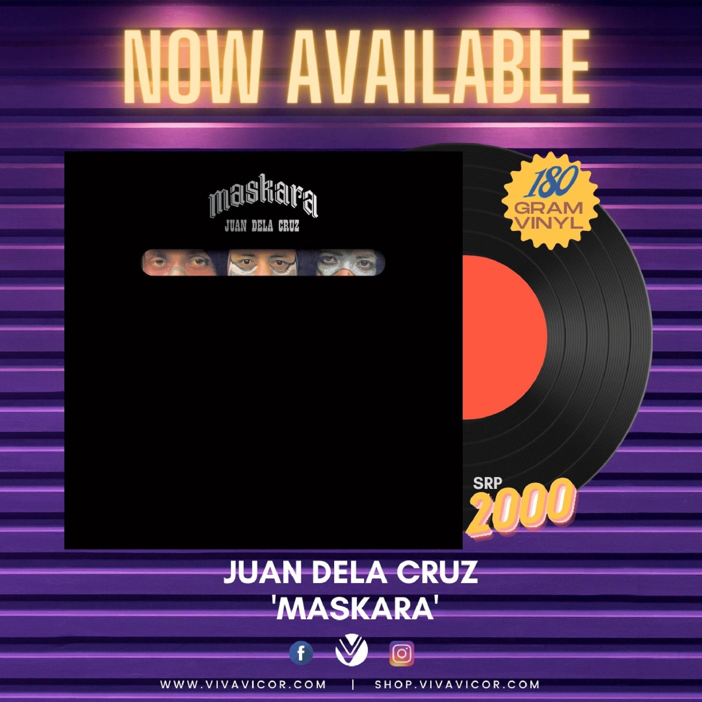 Juan Dela Cruz - Maskara LP (Vicor Reissue)