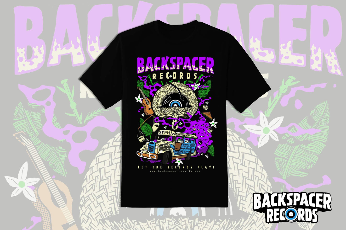 Backspacer Records 2022 Shirt (Black)