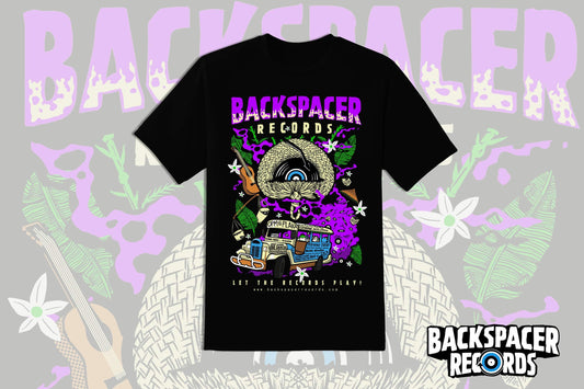 Backspacer Records Shirt (Black)