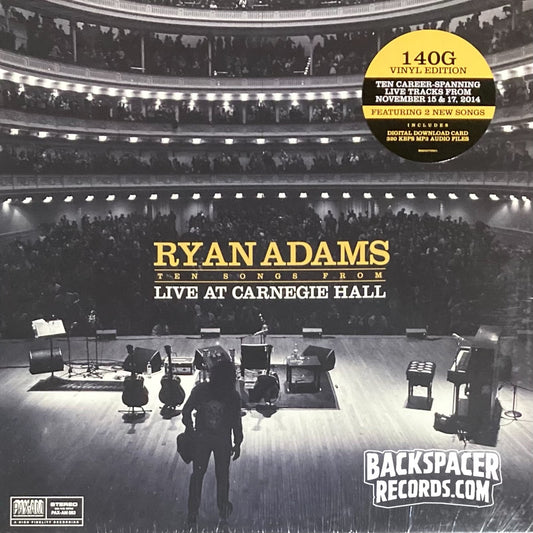 Ryan Adams ‎– Ten Songs From Live At Carnegie Hall LP (Sealed)