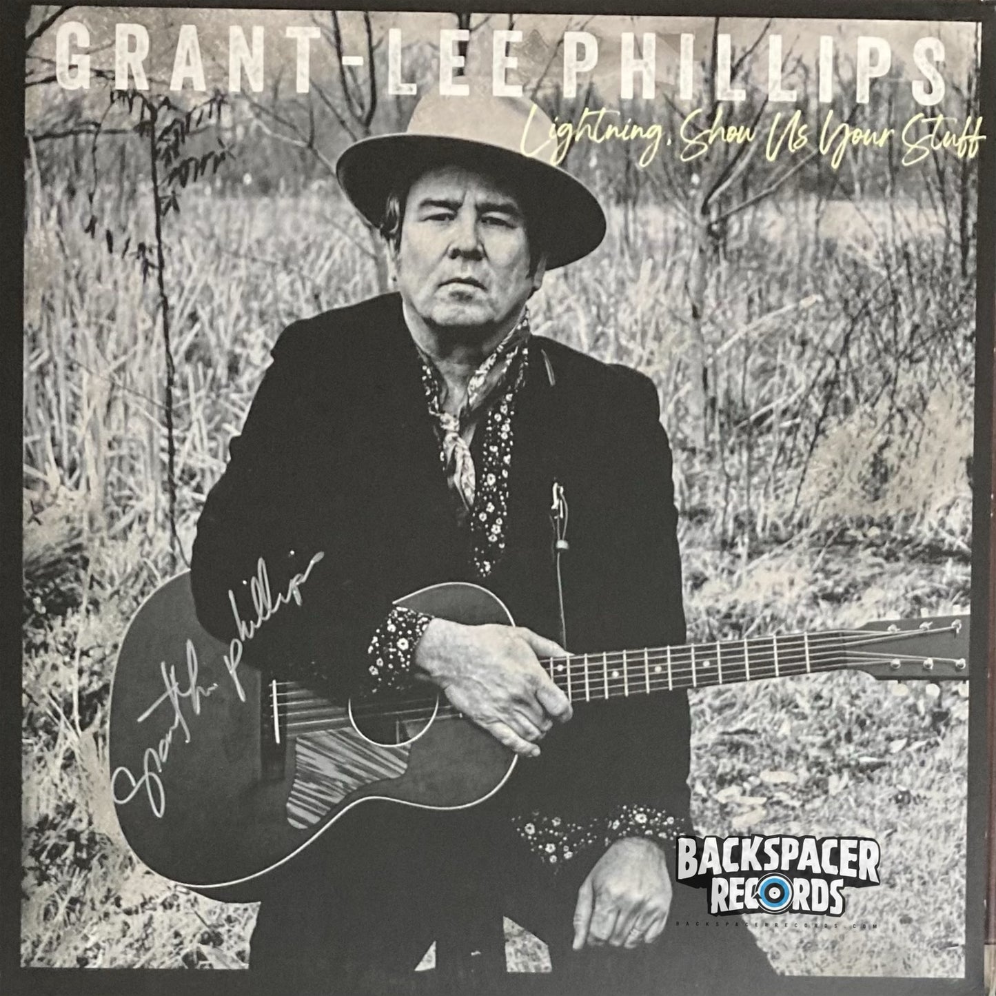 Grant-Lee Phillips ‎– Lightning, Show Us Your Stuff LP + 7" (Autographed)