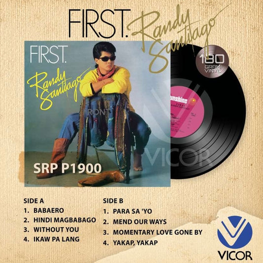 Randy Santiago - FIRST. LP (Vicor Reissue)