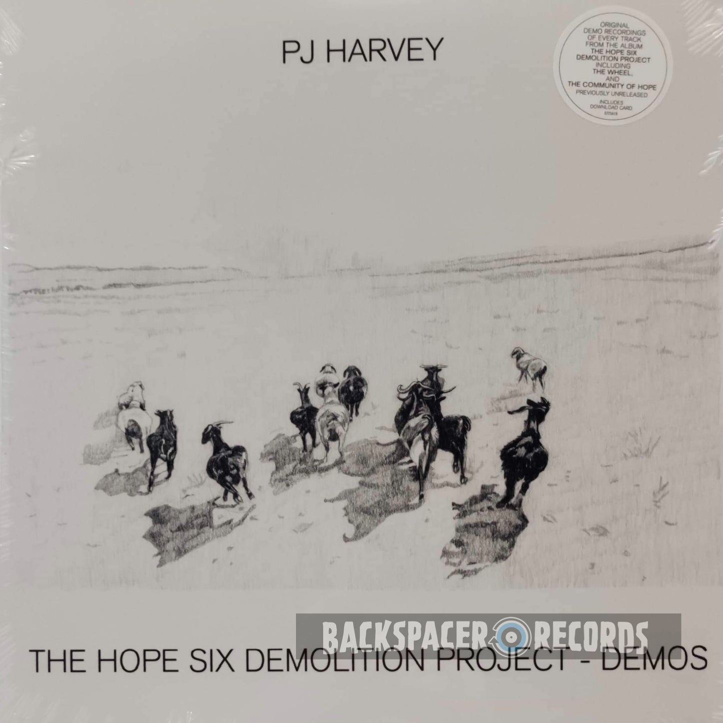 PJ Harvey ‎– The Hope Demolition Six Project Demos LP (Sealed)