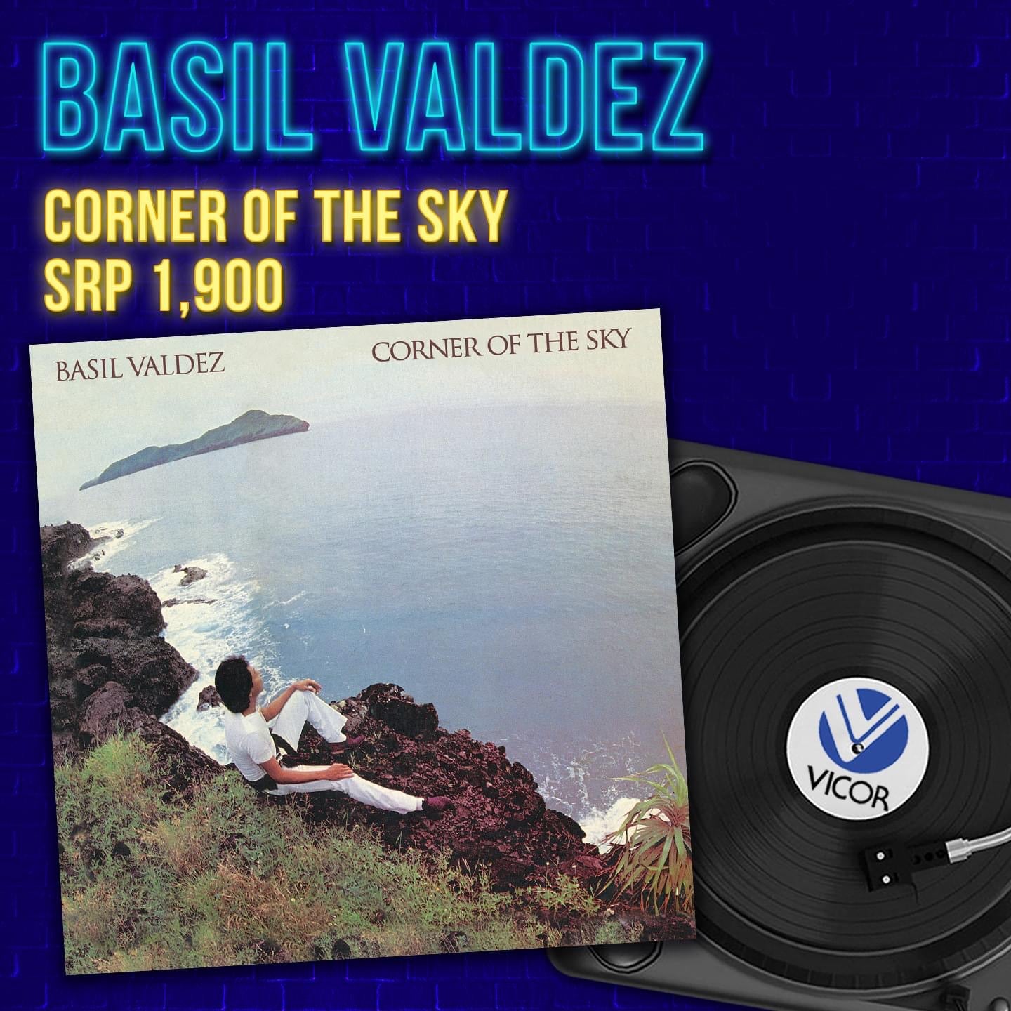 Basil Valdez - Corner Of The Sky LP (Vicor Reissue)