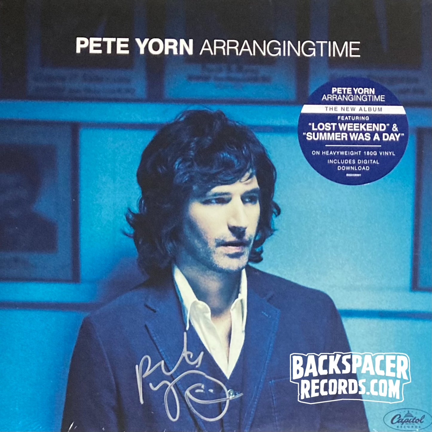 Pete Yorn ‎– ArrangingTime (Autographed) LP (Sealed)