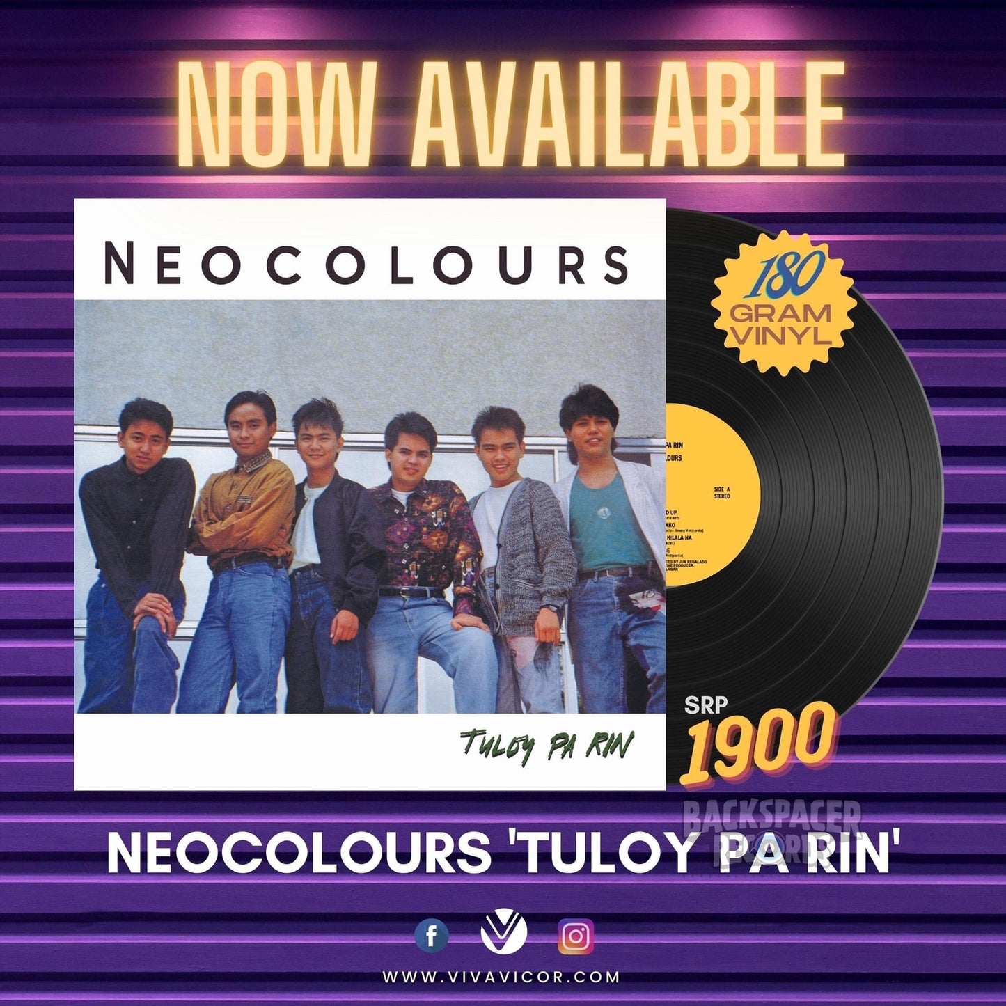 Neocolours ‎– Tuloy Pa Rin LP (Vicor Reissue)