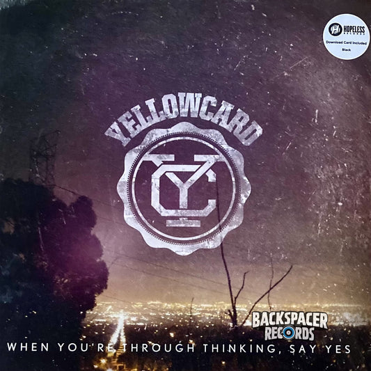 Yellowcard - When You're Through Thinking, Say Yes LP (Sealed)