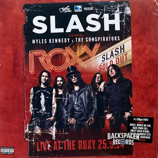 Slash Featuring Myles Kennedy & The Conspirators – Live At The Roxy 25.9.14 3-LP (Sealed)