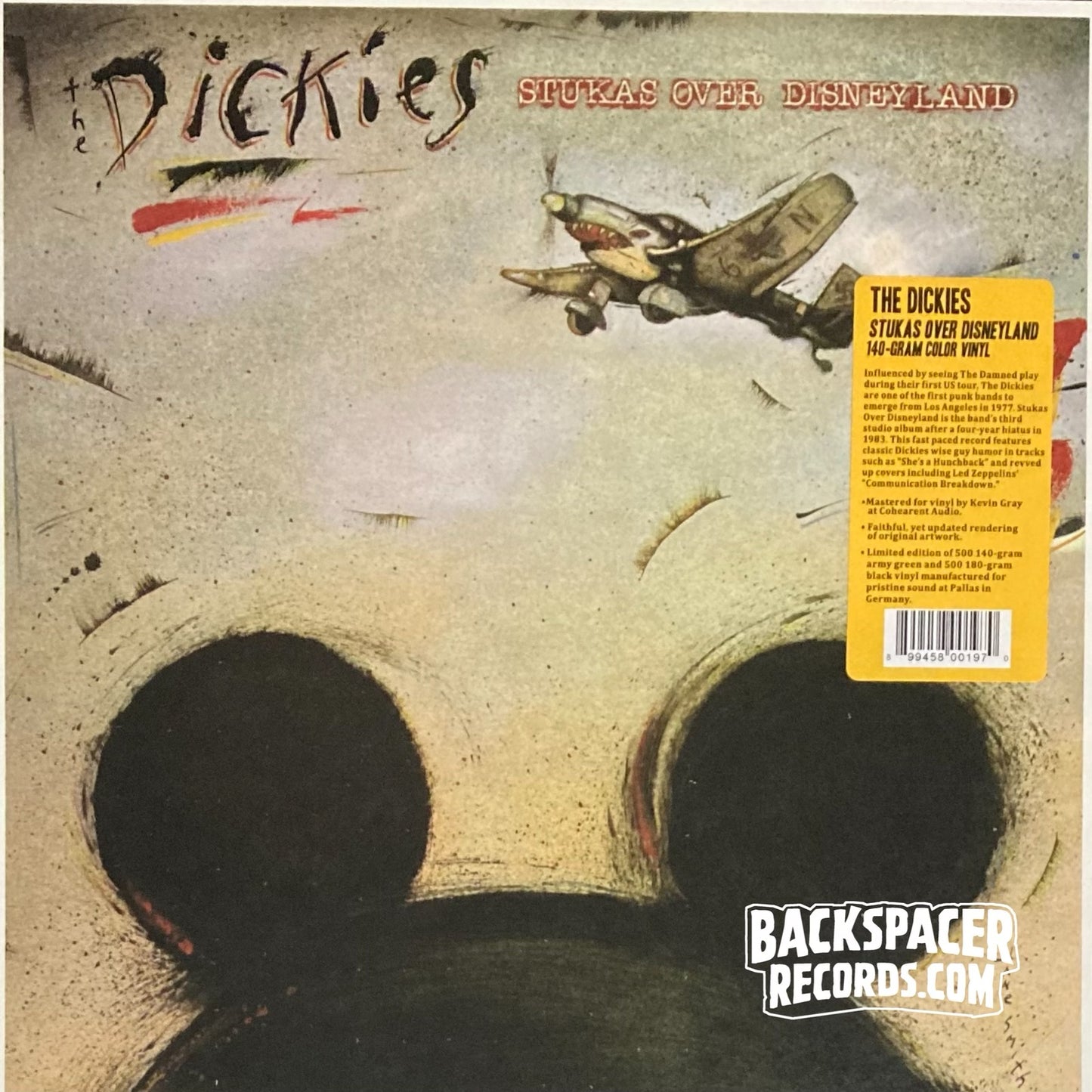 The Dickies ‎– Stukas Over Disneyland LP (Sealed)