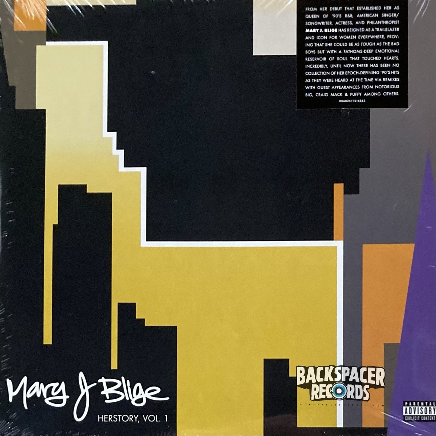 Mary J. Blige – HERstory, Vol. 1 2-LP (Sealed)