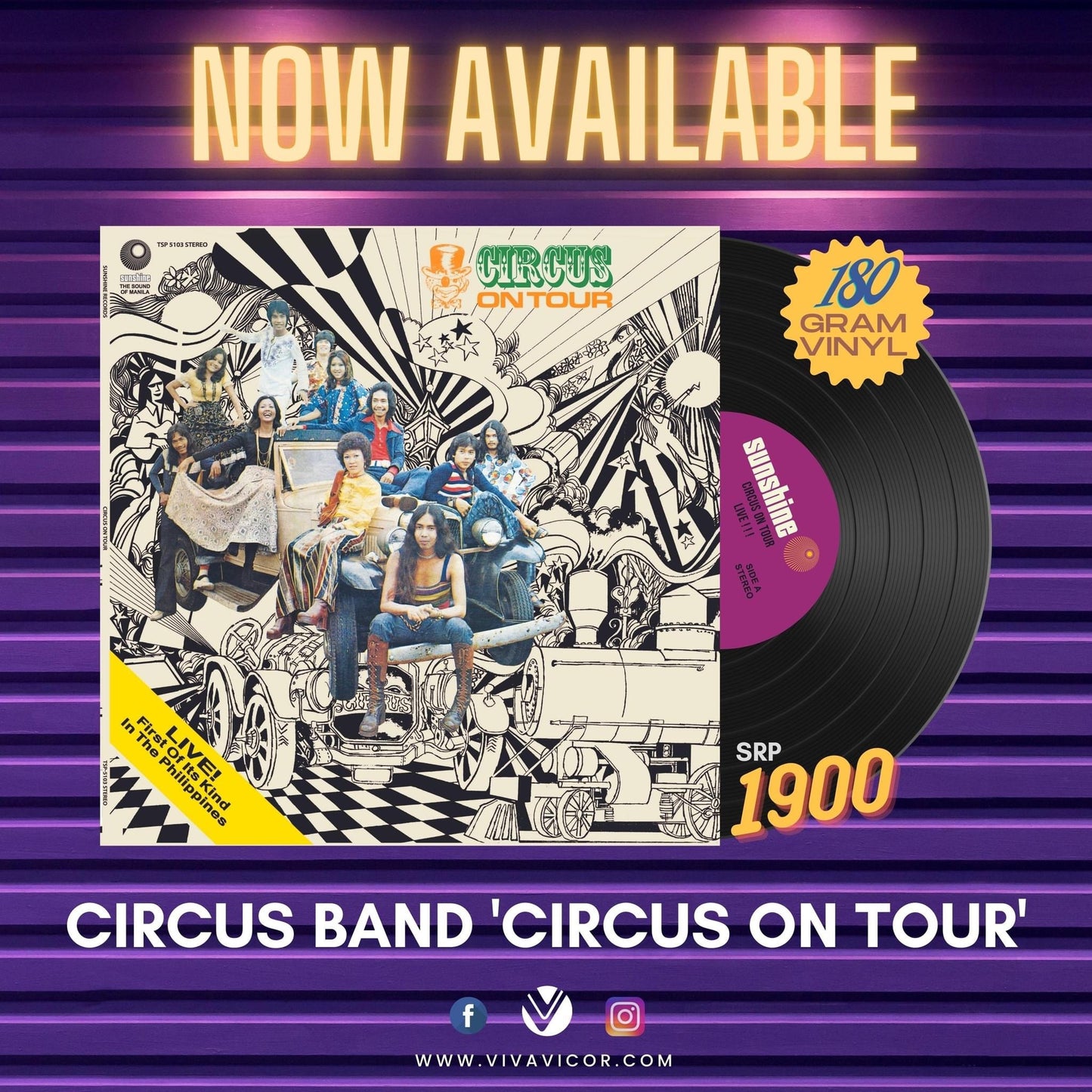 Circus Band – On Tour LP (Vicor Reissue)