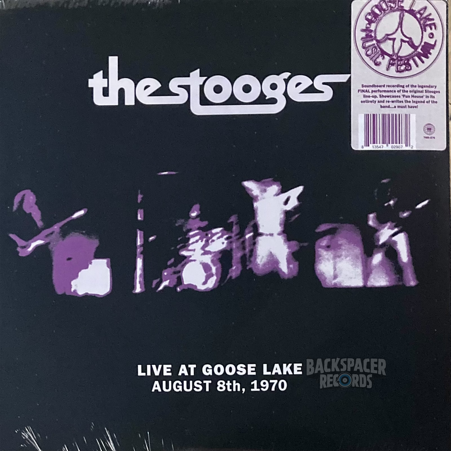 The Stooges ‎– Live At Goose Lake August 8th, 1970 LP (Sealed)