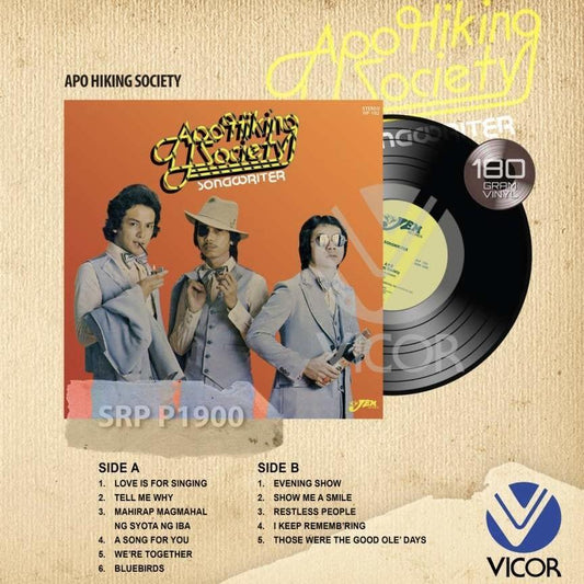 Apo Hiking Society - Songwriter LP (Vicor Reissue)
