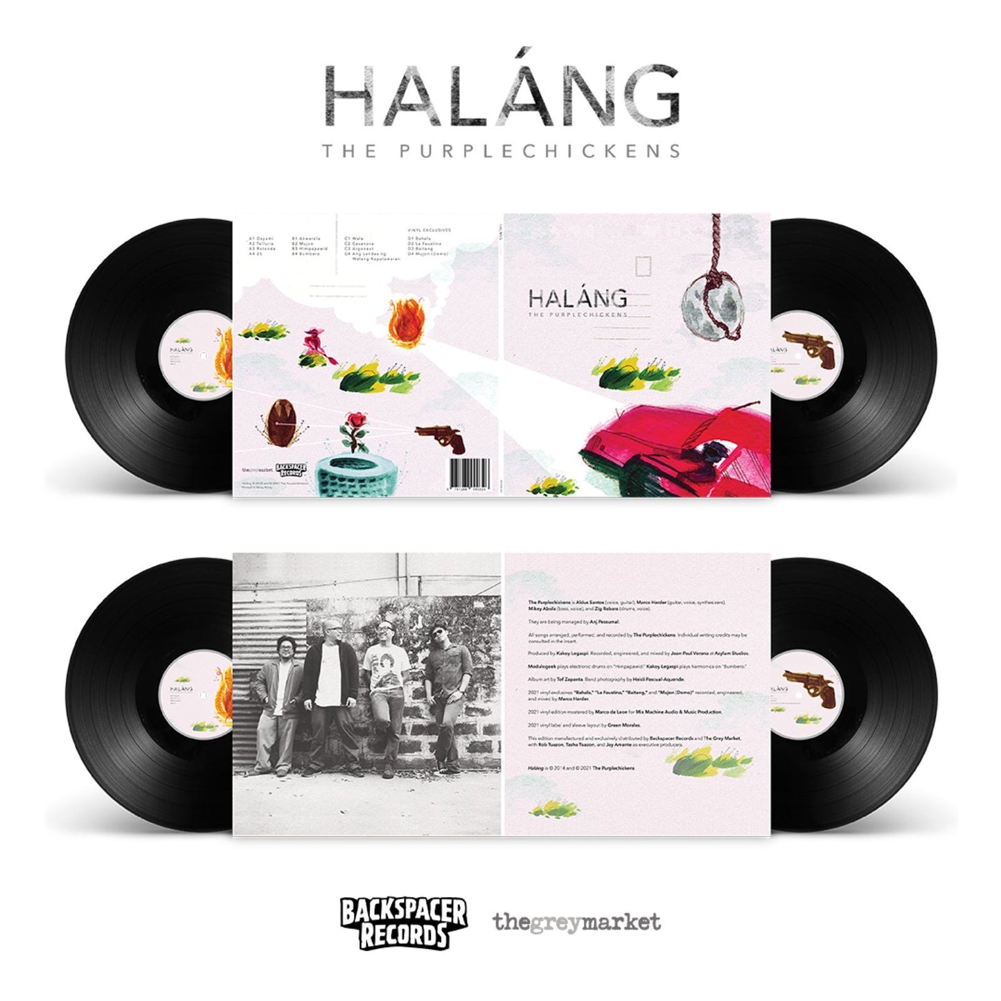 The Purplechickens – Halang 2-LP (BR-TGM 001)